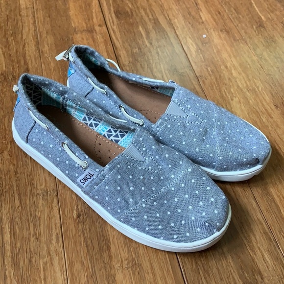 Toms Other - TOMS Girls Cinch Closure Canvas Slip-on sz Y3.5
